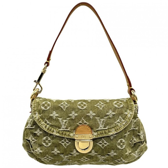 Louis Vuitton Handbags - Louis Vuitton Monogram Denim Mini Pleaty Bag Green